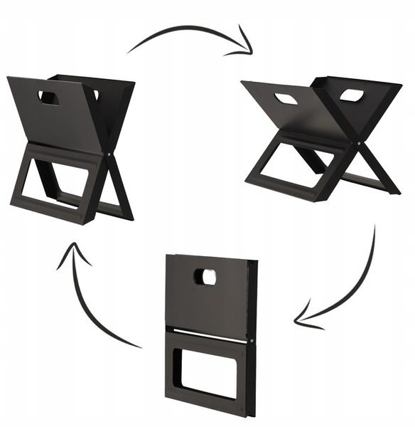 FOLDABLE TOURIST BBQ 45 x 30 x 30 CM