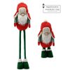 HOLIDAY GNOME WITH ADJUSTABLE LEGS 65 - 117 CM RED - GREEN