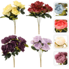 ARTIFICIAL FLOWER - 7 PEONIES 44 CM MIX COLORS
