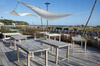 BEIGE TRIANGULAR SUNSHADE SAIL 3,6 X 3,6 X 3,6M