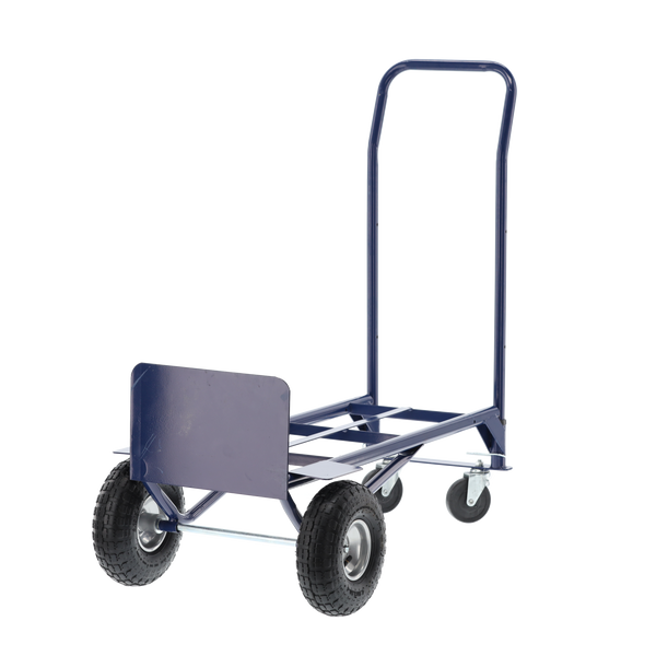 WÓZEK MAGAZYNOWY DWUFUNKCYJNY NIEBIESKI. UDŹWIG: 150 KG / 200 KG