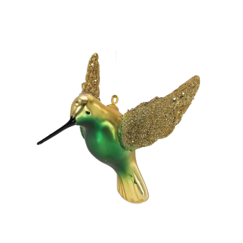 BOMBĂ STICLOASĂ - COLIBRI AURIE 9 x 7,5 x 7,6 CM ambalaj=6buc *4549