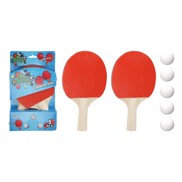 SET. TABLE TENNIS RACKETS + 3 BALLS*9567