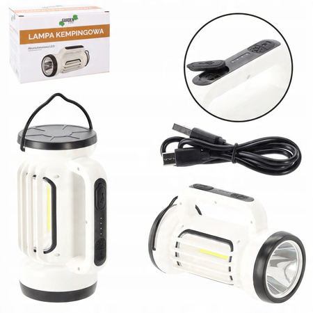 LAMPĂ DE CAMPING CU LED REÎNCĂRCABILĂ *5608