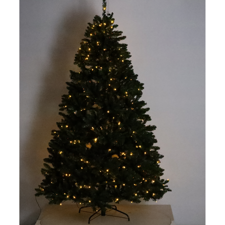 UMELÝ STROMČEK 210 CM - ZELENÝ LED *9032