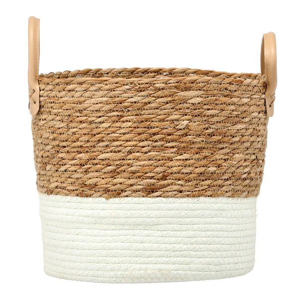 SEAGRASS WOVEN BASKET H-25/32 CM