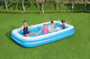 Bestway® 8'7" x 69" x 20"/2.62m x 1.75m x 51cm Blue Rectangular Pool
