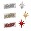 SET 4 DECORAȚIUNI DE CRĂCIUN STEA 10 CM *1147
