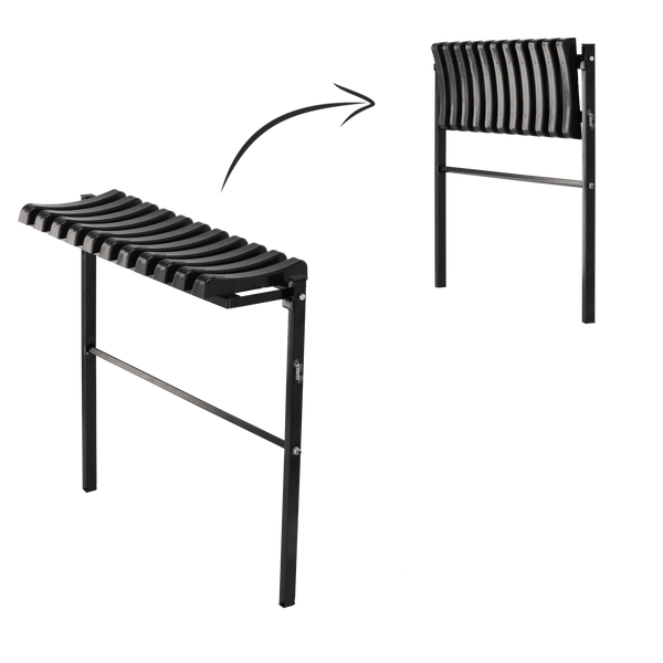 ŁAWKA SKŁADANA DŁ 68 CM CZARNA *8275