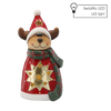 FIGURĂ DE CRĂCIUN - REN DE CRĂCIUN CU STELE 21 X 18,7 X 40 CM LED *1469