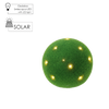 GARDEN FIGURINE – GREEN SPHERE 23,5 X 23,5 X 19,5 CM LED
