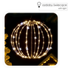 ŚWIĄTECZNA OZDOBA - KULA LED 50 CM 180L CIEPŁY BIAŁY + FLASH WEWN/ZEWN *1834