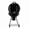 CHARCOAL KETTLE BBQ WITH LID, ASH PAN AND WHEELS 66 x 57 x 85 CM