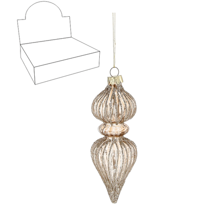GLASS BAUBLE - STYLE BAROQUE