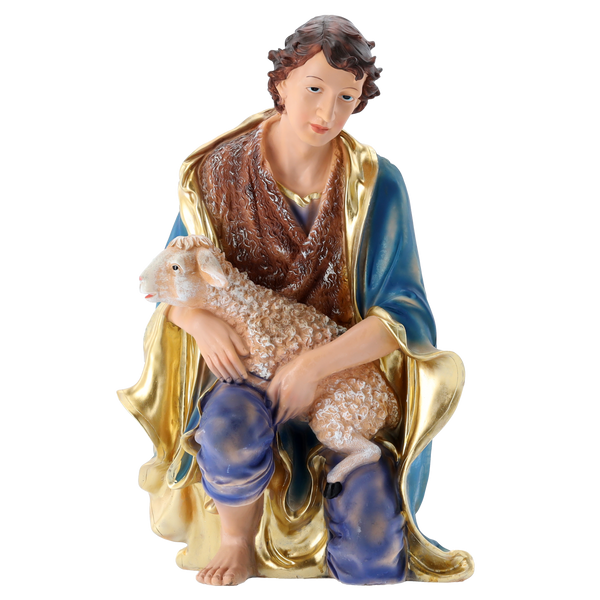 FIGURĂ PASTOR 29 x 36 x 60 CM (91,44 CM) poliresin *2818