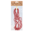 GARLAND 2.7 M BEADS 5 MM RED/GOLD/SILVER