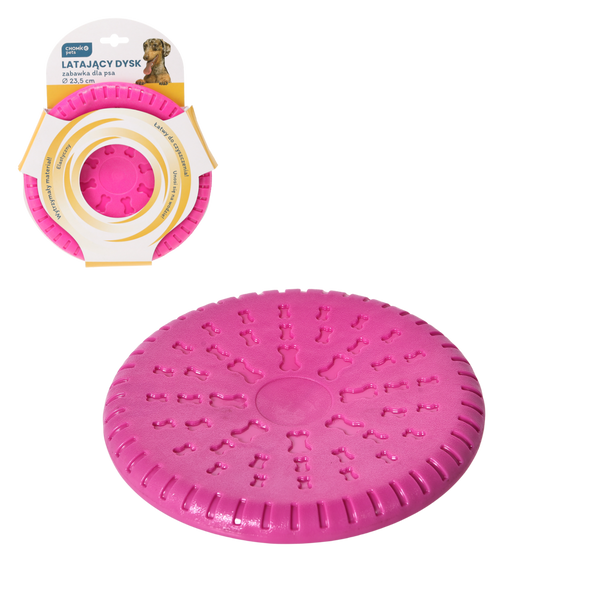 ZABAWKA DLA PSA LATAJĄCY DYSK 23.5 CM opak=6sz*9561