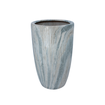 OSŁONKA CERAMICZNA NA DONICZKĘ 24 x 24 x 40 CM EFEKT MARMURU *5580