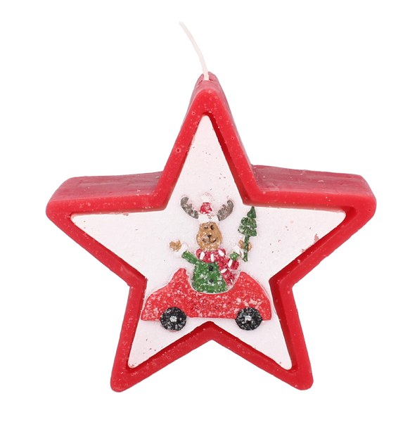 STAR CANDLE 10 x 3.8 x 10 cm