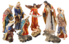 SET OF CHRISTMAS FIGURINES 11 PCS. to 31 CM polyresin