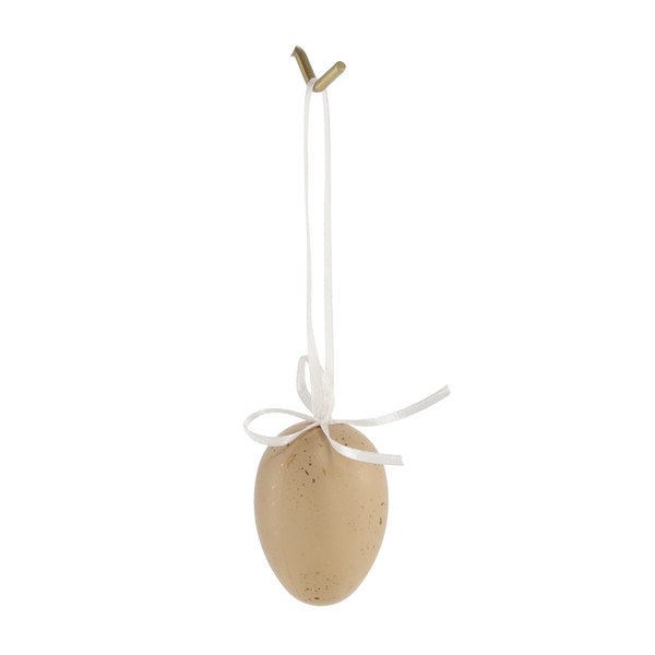 SET OF 6 EASTER EGGS WITH A PENDANT ASSORTED COLORS 