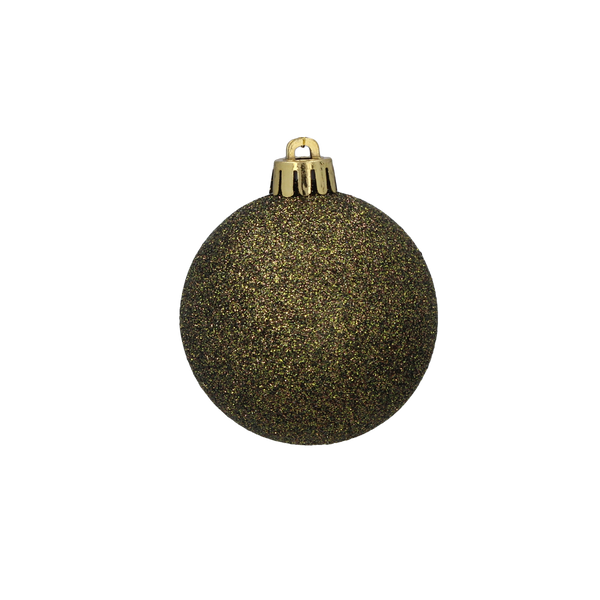 Sada 36 bombiek 6 cm olivových/medených/graphitových mix vzorov *7337