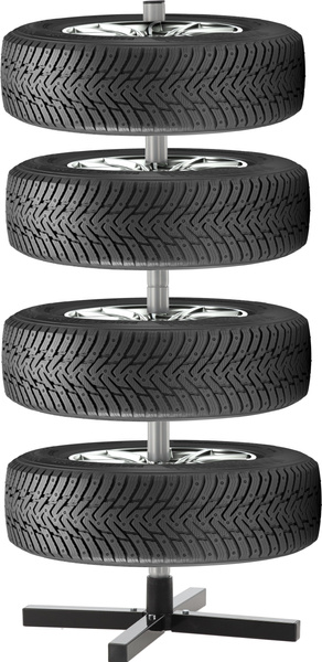 TIRE RACK CAPACITIES UP TO 100 KG - 45 x 45 x 105 CM