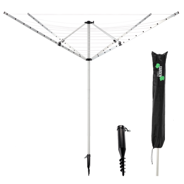GARDEN DRYER 4 ARM 50 M WITH COVER