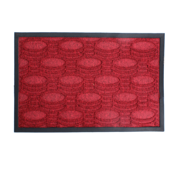 COVOR RECTANGULAR DIN GUMĂ + PP 40x60 MIX DE CULORI *7605