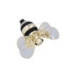 ORNAMENT CRĂCIUNESC DIN STICLĂ - BEE 10,6 x 9 x 3,1 CM pachet=6buc *1945