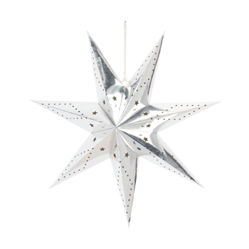 Stea decorativă din hârtie 60 cm mix culori *9089