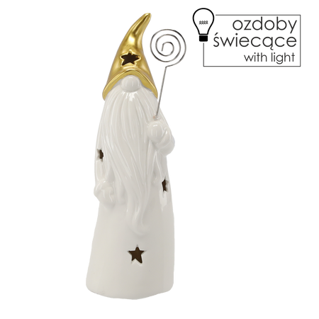 FIGURKA BOŻONAR. - PITICUL LED CARE STRĂLUCEȘTE 8,2 x 6,5 x 22 CM ambalaj=4 buc *5821