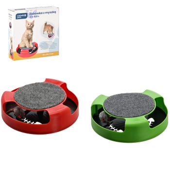 CAT TOY WITH MOUSE 25 X 25 X 7 CM