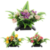 KOMBINACE CH-31 (ŠÍŘ. 55 CM, VÝŠ. 40 CM) RŮŽE S LILIÍ MIX BARVY