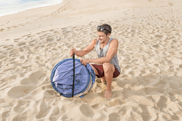 NAMIOT PLAŻOWY 2 x 1.20 x 90 CM DWUOSOBOWY *3325