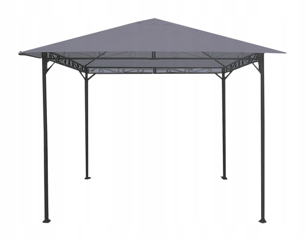 GARDEN PAVILION GREY 3 X 3M 3 X 3 X H2.55M