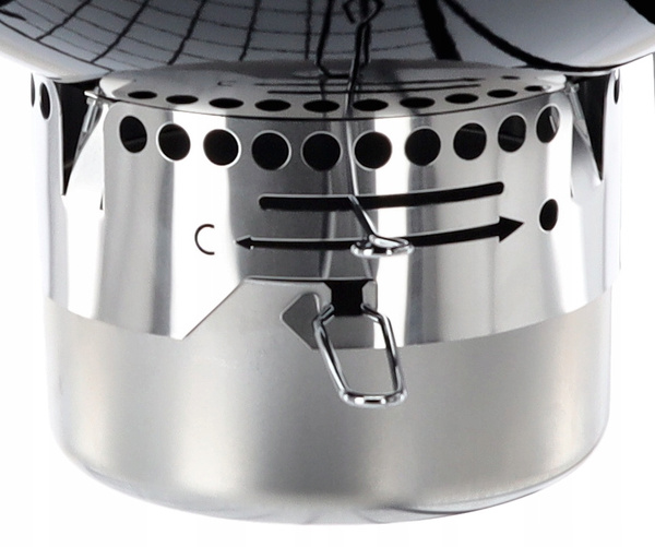 CHARCOAL GRILL WITH LID AND TABLE 90 X 70.5 X 111 CM