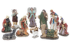 Set de 12 figurine de Crăciun de până la 32 cm din poliester *2485