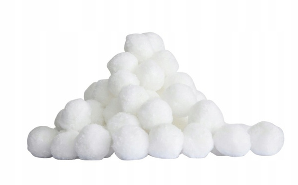 KULKI FILTRACYJNE BIAŁE 5CM DO POMP PIASKOWYCH 700G *7565