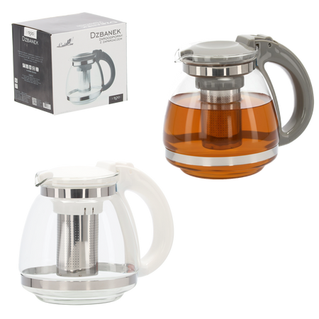 HEAT-RESISTANT JUG WITH INFUSER 1.5 L
