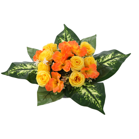 BUNCH CH-21 (WIDTH 40 CM, HEIGHT 30 CM) HIBISCUS MIX COLOR
