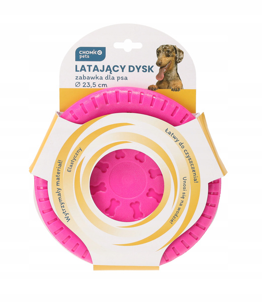 ZABAWKA DLA PSA LATAJĄCY DYSK 23.5 CM opak=6sz*9561