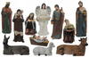 Set figurine Crăciun 11 buc 120 cm rășină