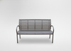 GARDEN BENCH 125 X 60 X 80 DARK