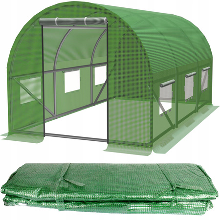 FOLIE întărită pentru TUNELUL GRĂDINII 4 x 2,5m VERDE*5651