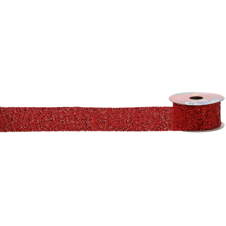 ŚWIĄTECZNA WSTĄŻKA DEKORACYJNA 3,8 CM x 2,7 M MIX KOLORÓW CZERWONY/ZŁOTY/SREBRNY opak=24szt *9768