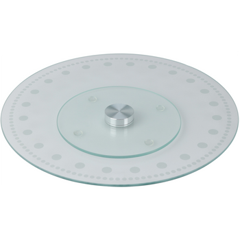 OTÁČEJÍCÍ SKLENĚNÁ PODNOS 30 CM *2669*