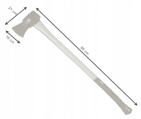 SIEKIERA ROZŁUPUJĄCA 3000 GR TRZONEK 87 CM 