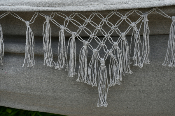 BOHO HAMMOCK WITH FRINGES 200X150X320 CM