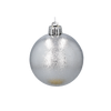 SET OF 6 BAUBLES 6 CM RED/GOLD/SILVER